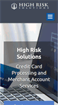 Mobile Screenshot of highrisksolutions.com
